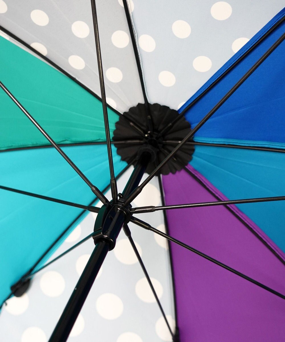 +RING レディース向け プラスリング 長傘 60cm BLU T1349 