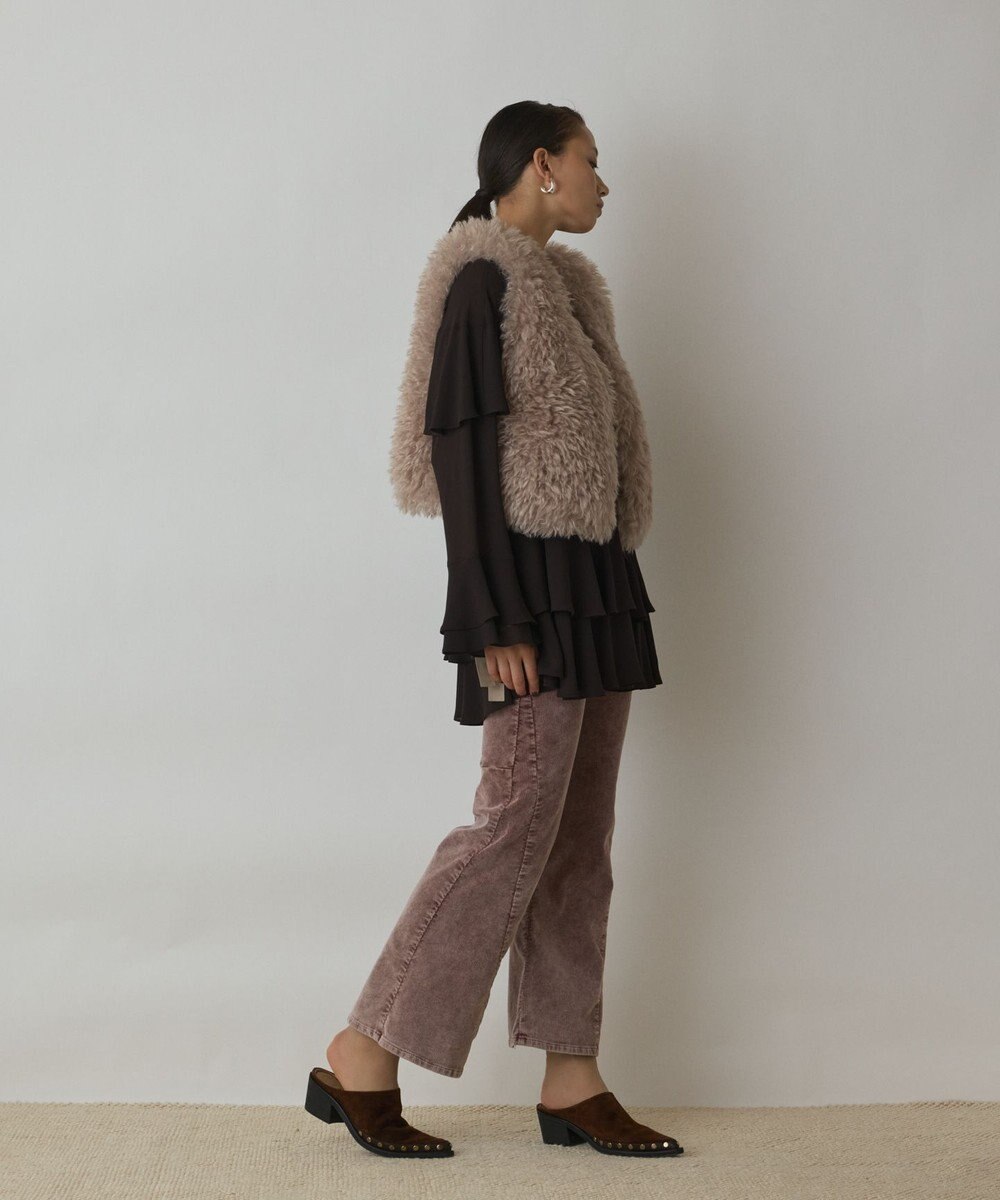 GRACE CONTINENTAL ショ－トファ－ジレ 