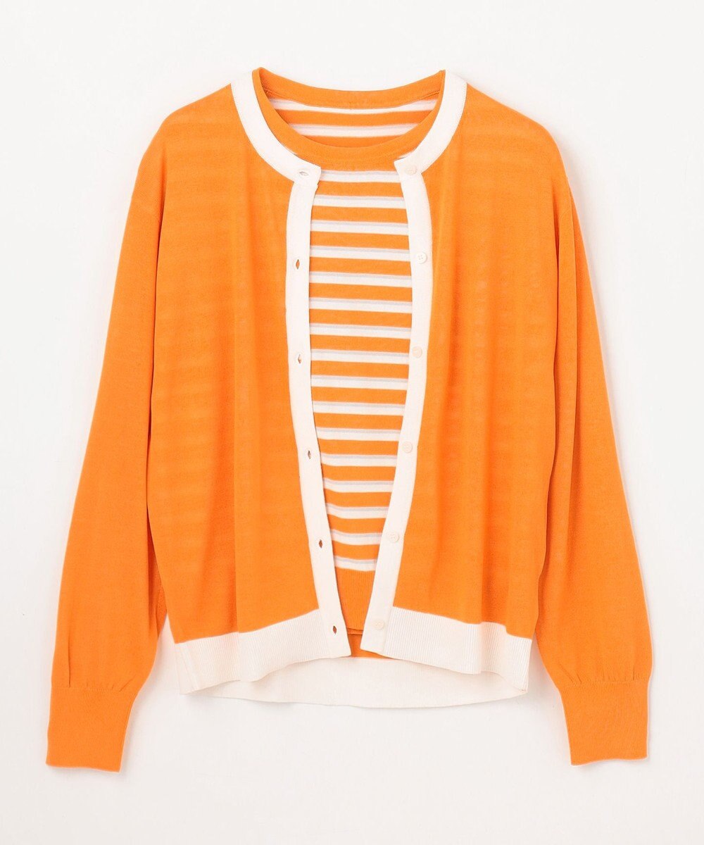 ANY ツインニットセット（ノースリーブニット＋カーディガン） 