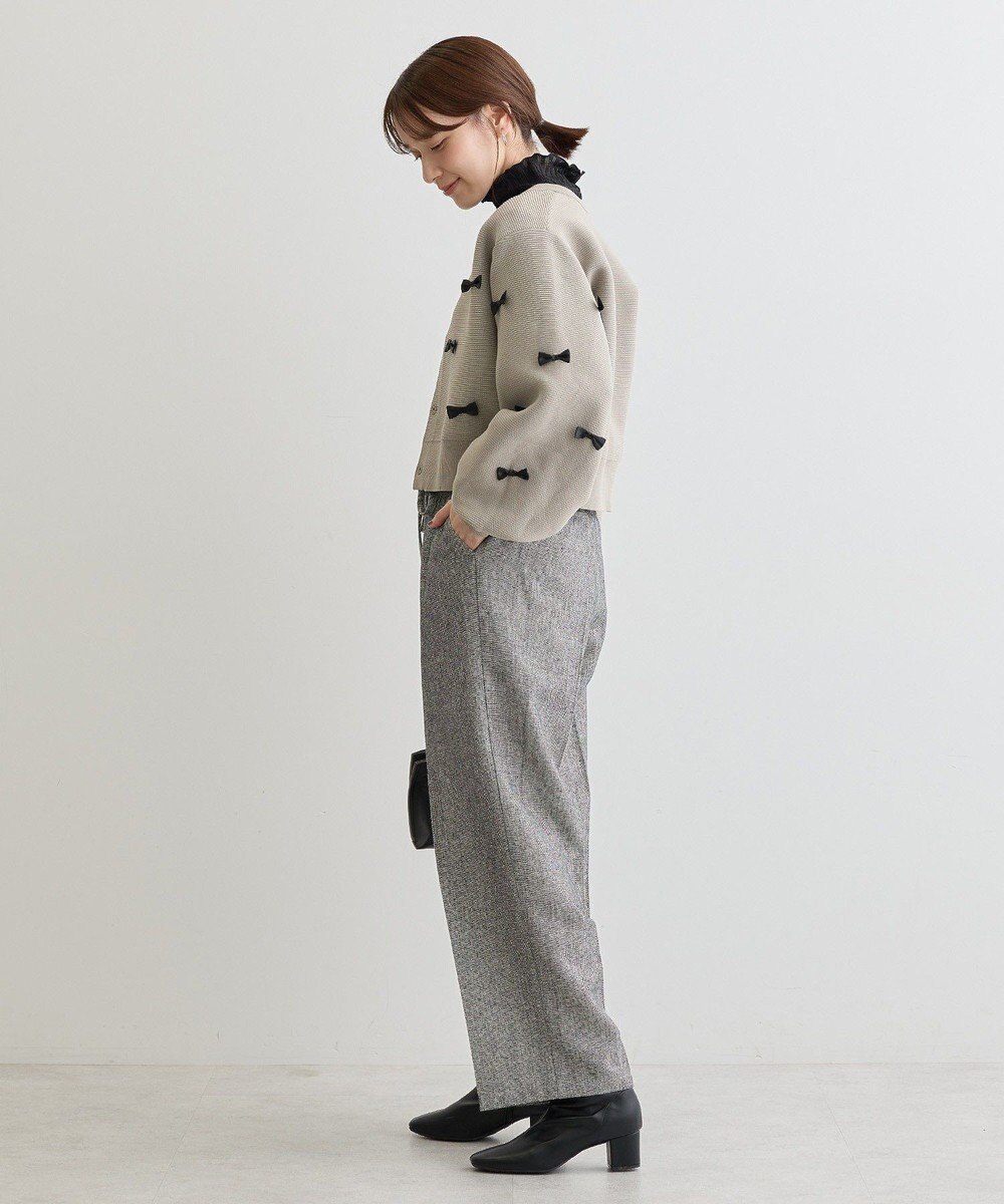 Green Parks ・ｓｗｉｎｇ　ｂｙ　メニーリボンニットカーディガン 