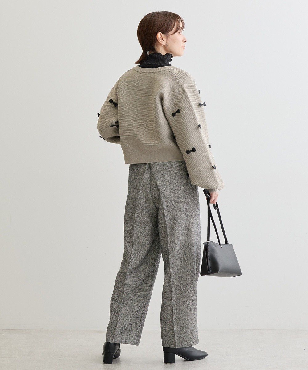 Green Parks ・ｓｗｉｎｇ　ｂｙ　メニーリボンニットカーディガン 