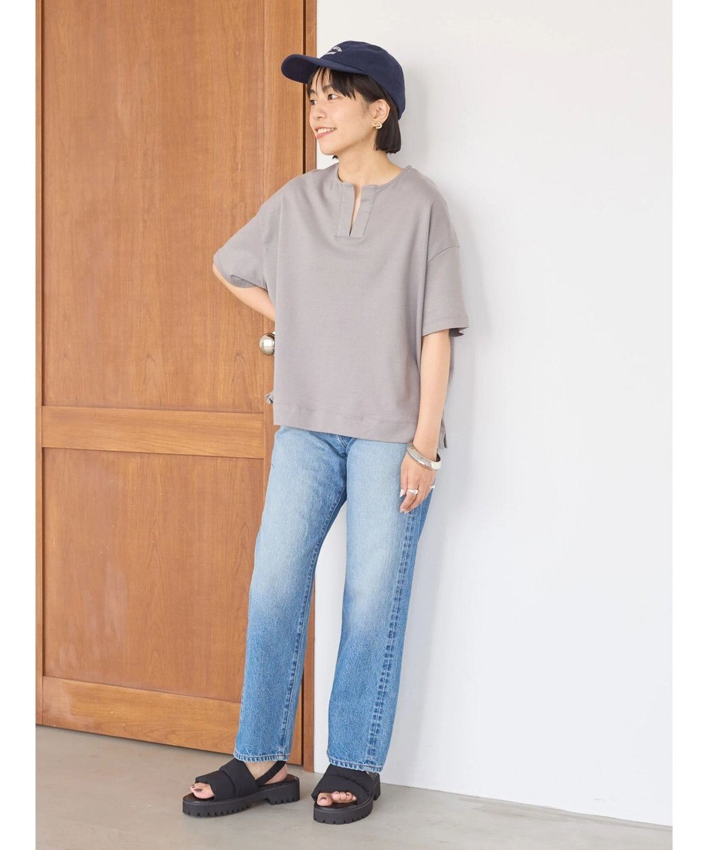 AMERICAN HOLIC カフタン５分袖カットプルオーバー 