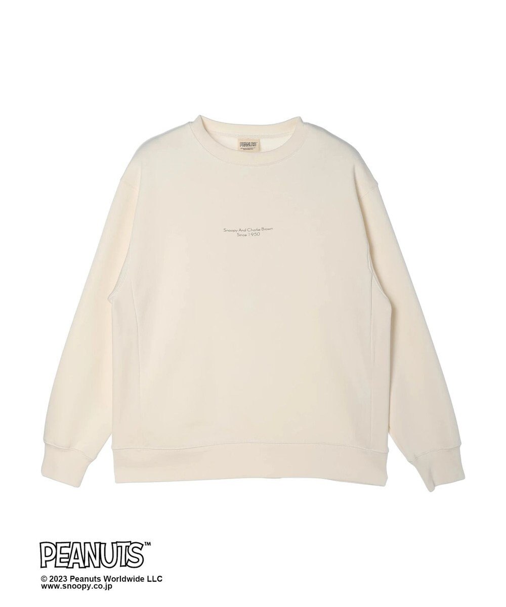 CRAFT STANDARD BOUTIQUE ＰＥＡＮＵＴＳ裏起毛スウェットクルー 