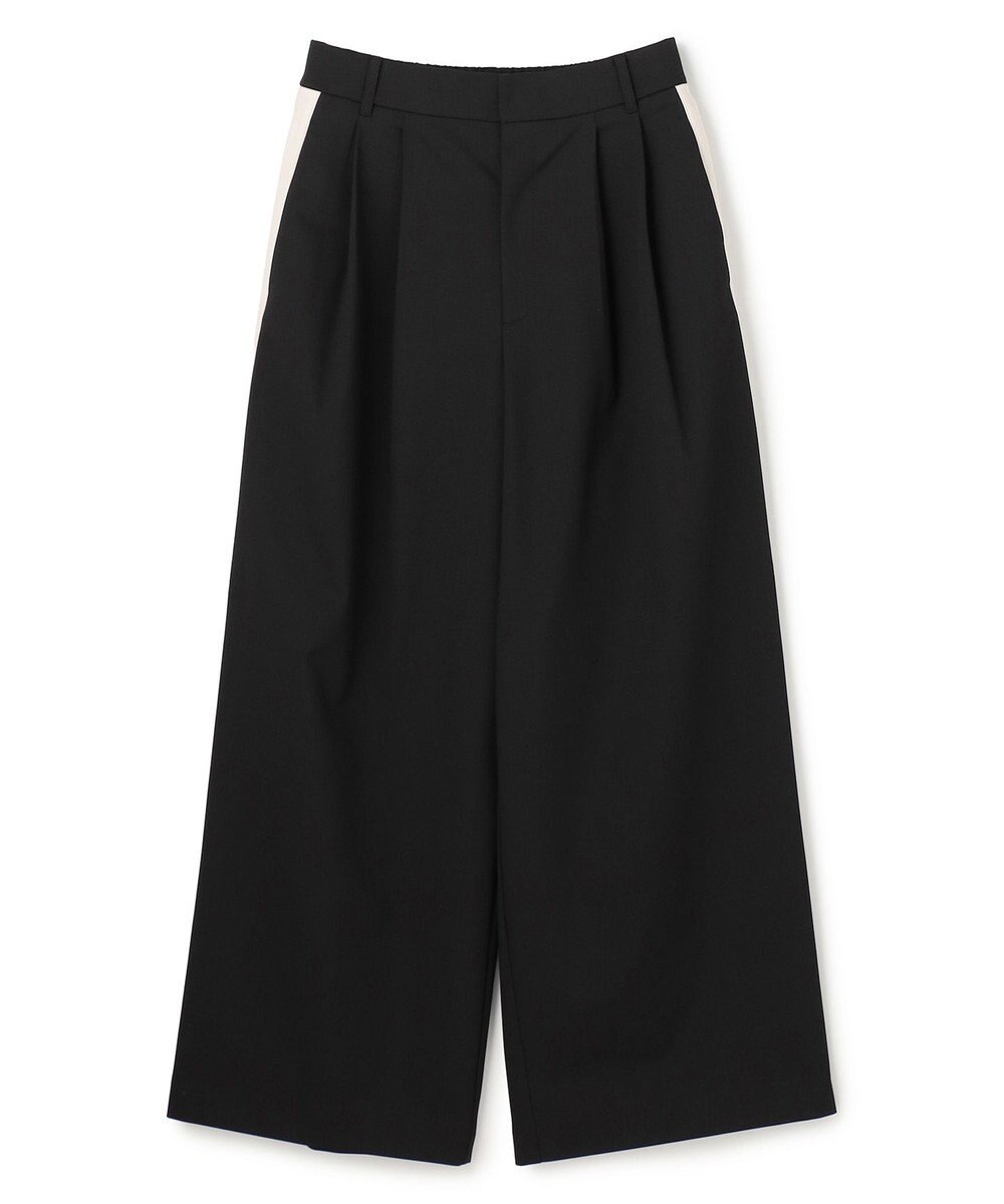 UNFILO L 【セットアップ着用可】マイビューティ 側章ワイドパンツ 