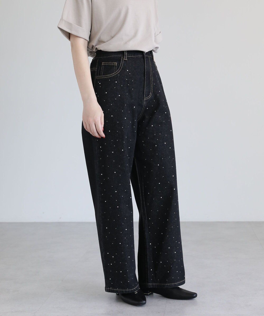 Green Parks ・ＥＬＥＮＣＡＲＥ　ＤＵＥ　ラインストーンデニム 