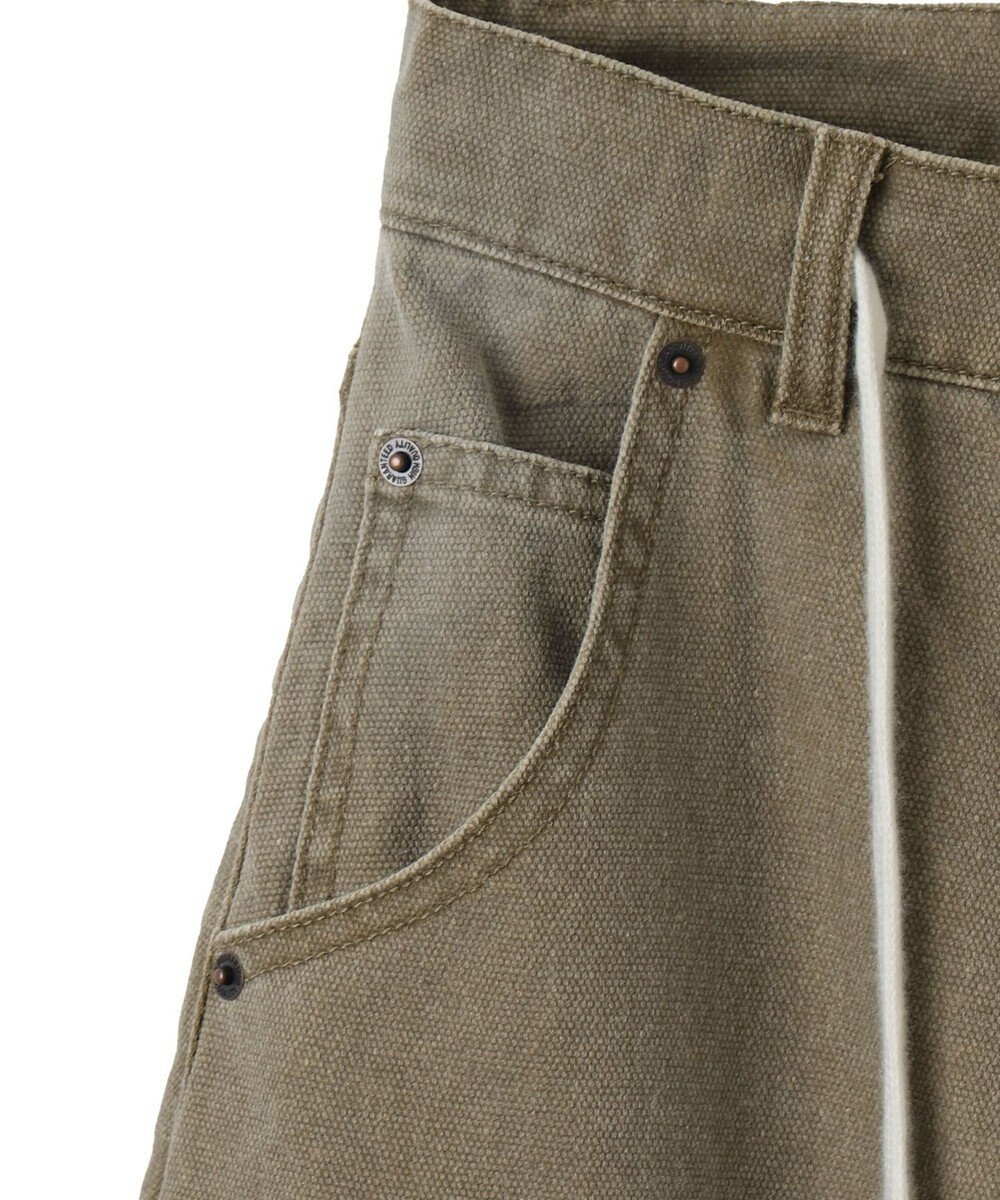 WEGO ヴィンテージウォッシュダックダブルニーバギーパンツ 