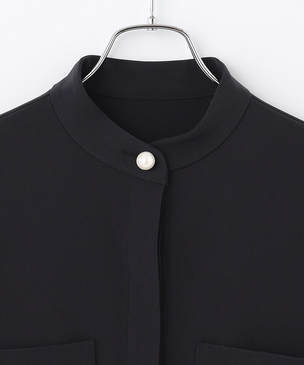 #Newans 【セレモニーにも】パールボタンビッグブラウス 