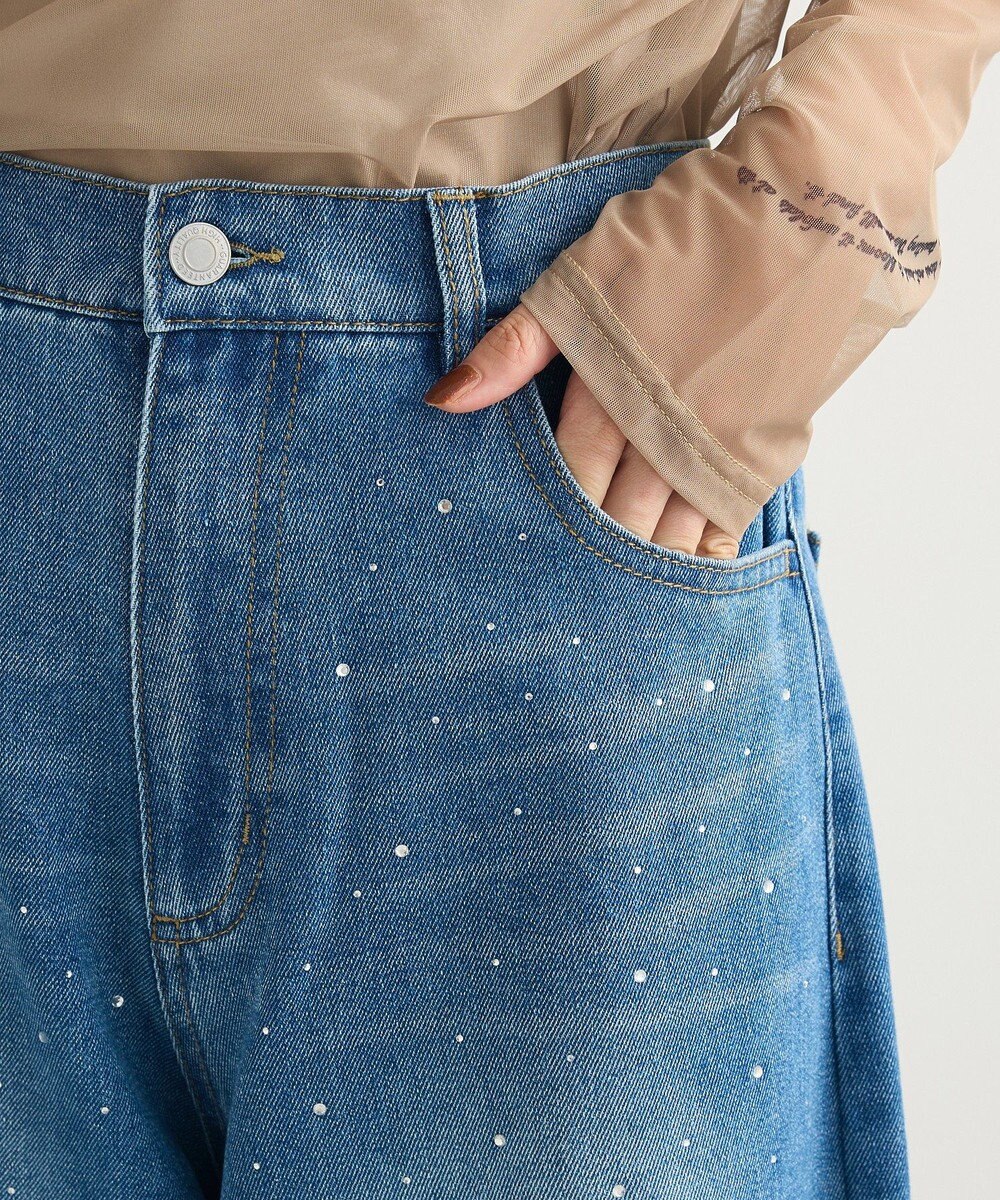 Green Parks ・ＥＬＥＮＣＡＲＥ　ＤＵＥ　ラインストーンデニム 