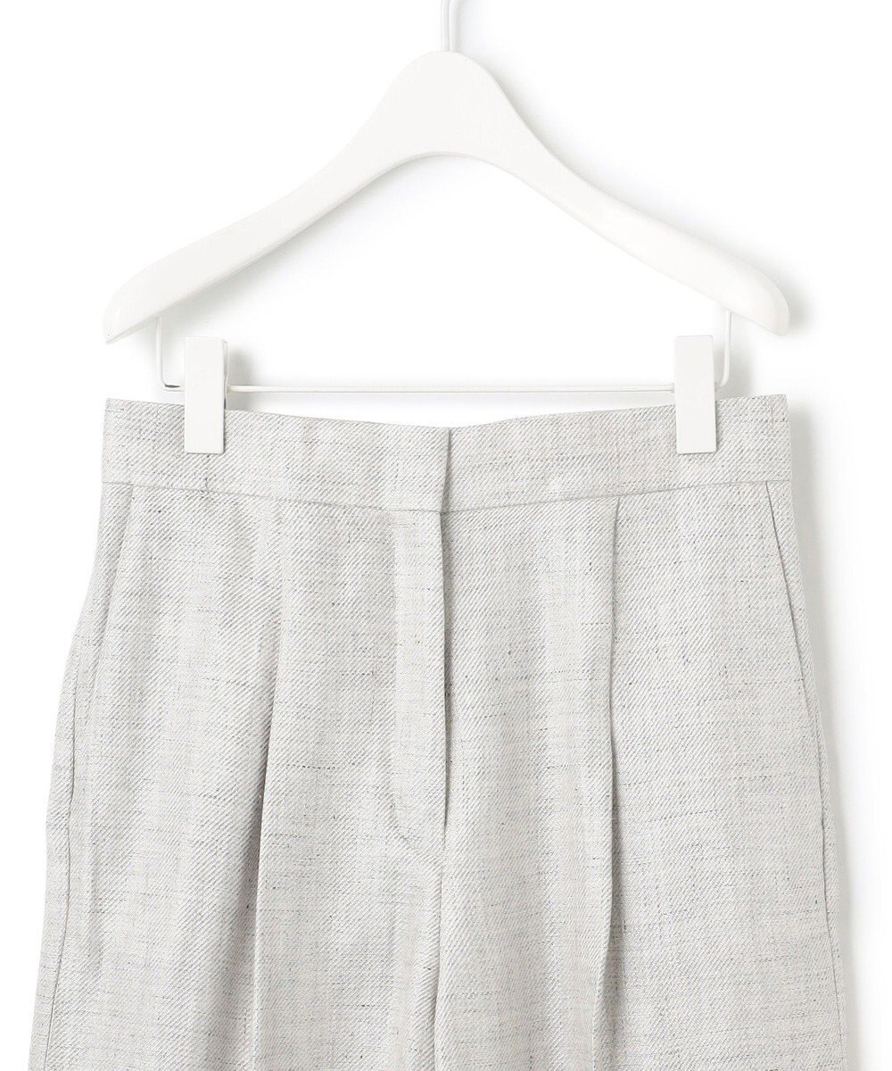 ICB 【日本製】トリアセリネンシャイニーツイル ワイドパンツ 