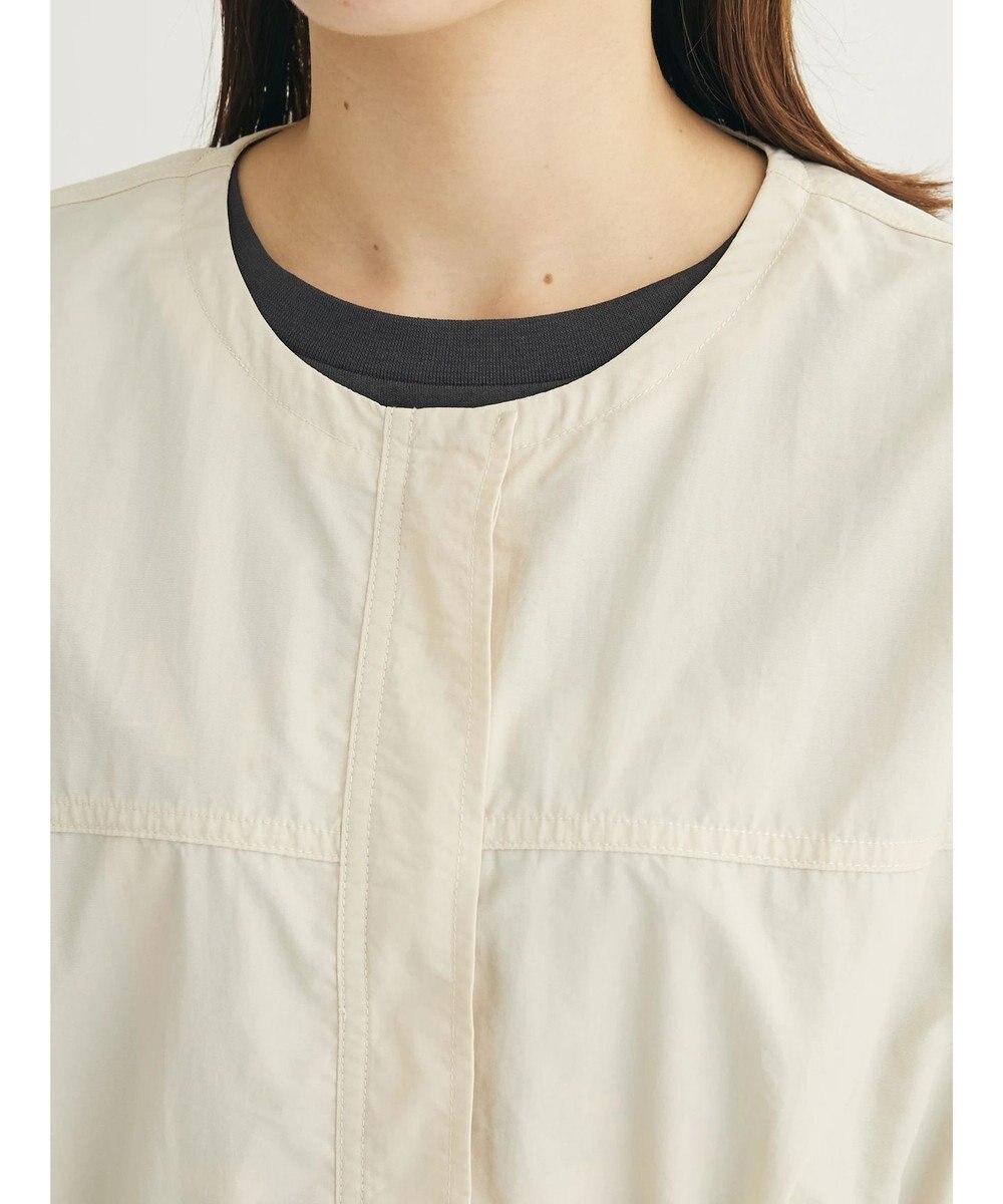 Green Parks ノーカラーミリタリーベスト 