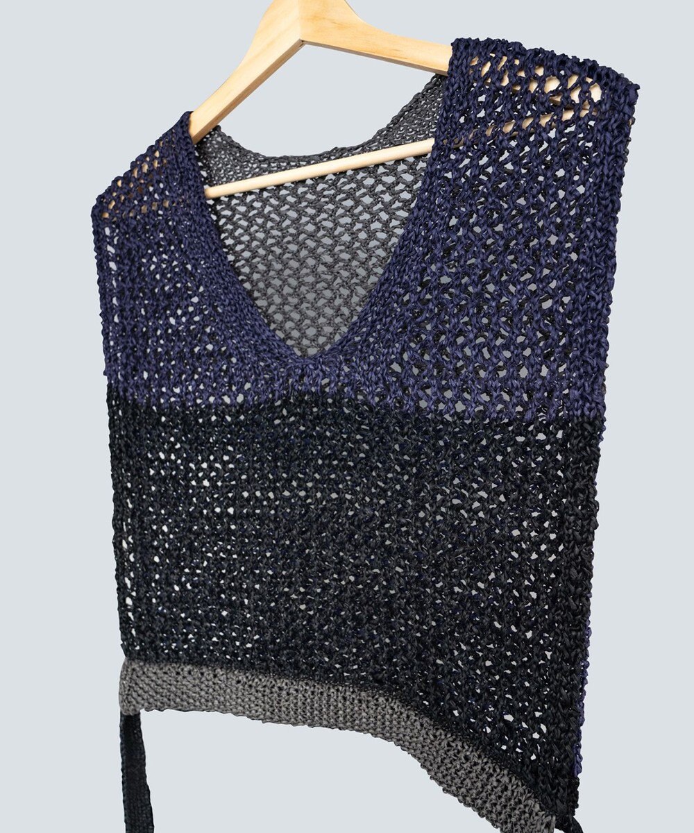 COQ STRATA 和紙ショート丈ベスト 