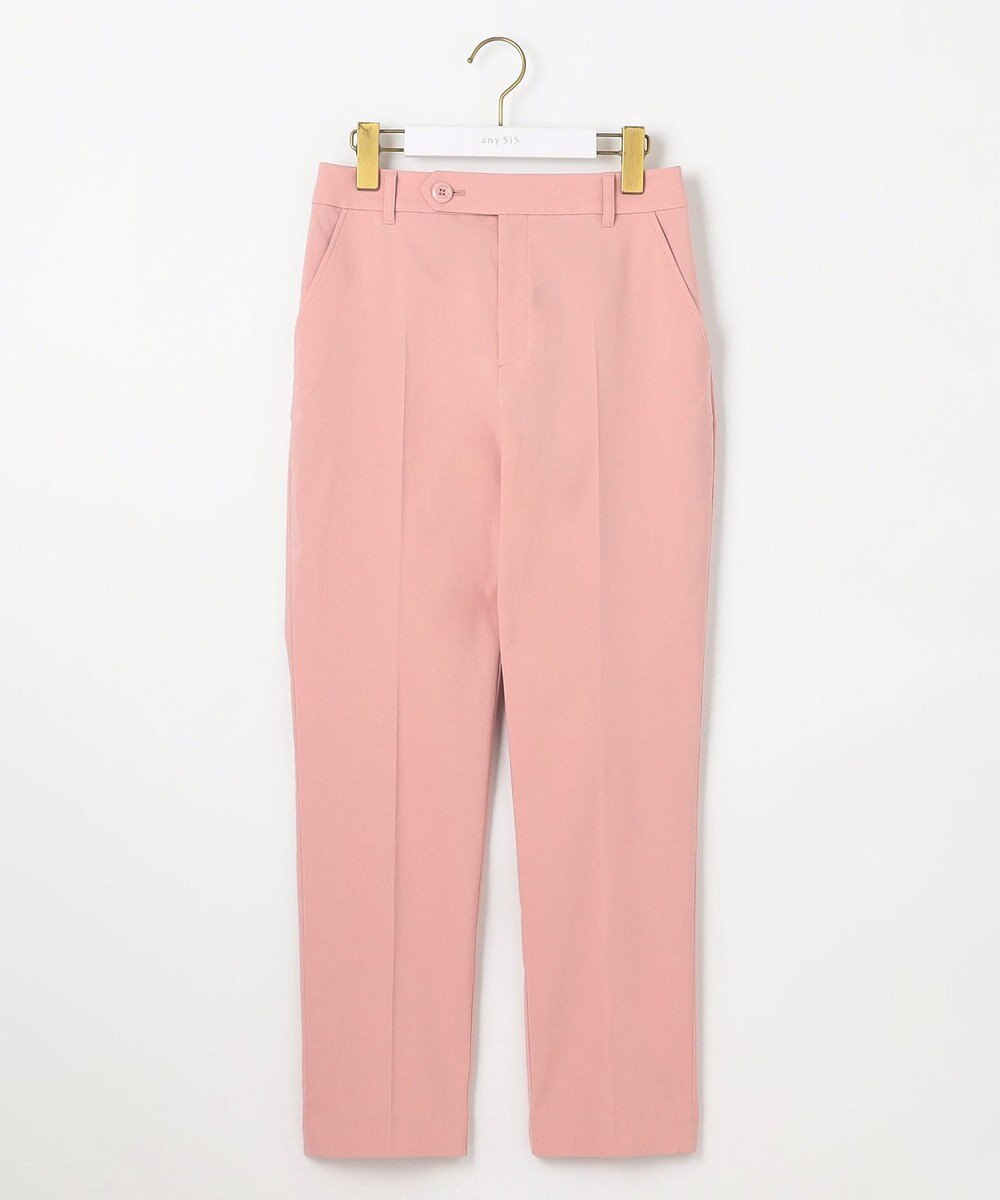 ANY SIS S 【ストレッチ・接触冷感・撥水・UVカット・洗える】エアリーストレッチ テーパードパンツ 