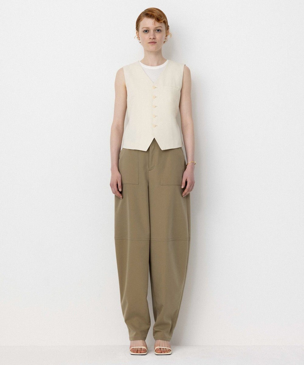 NAVE 【Nave・セットアップ可】ウールポリエステルツイルベスト 