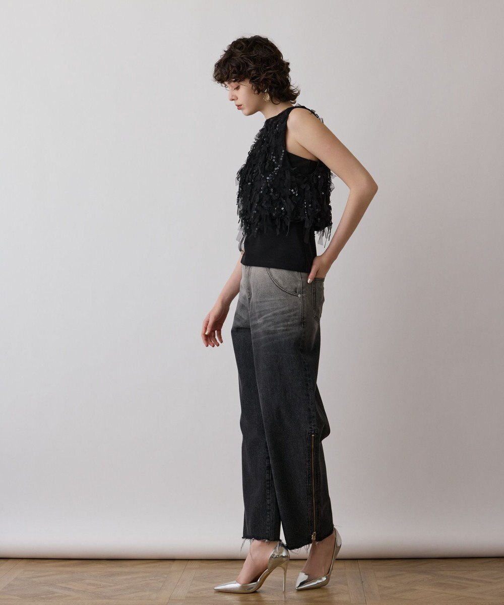 GRACE CONTINENTAL フリンジベスト 