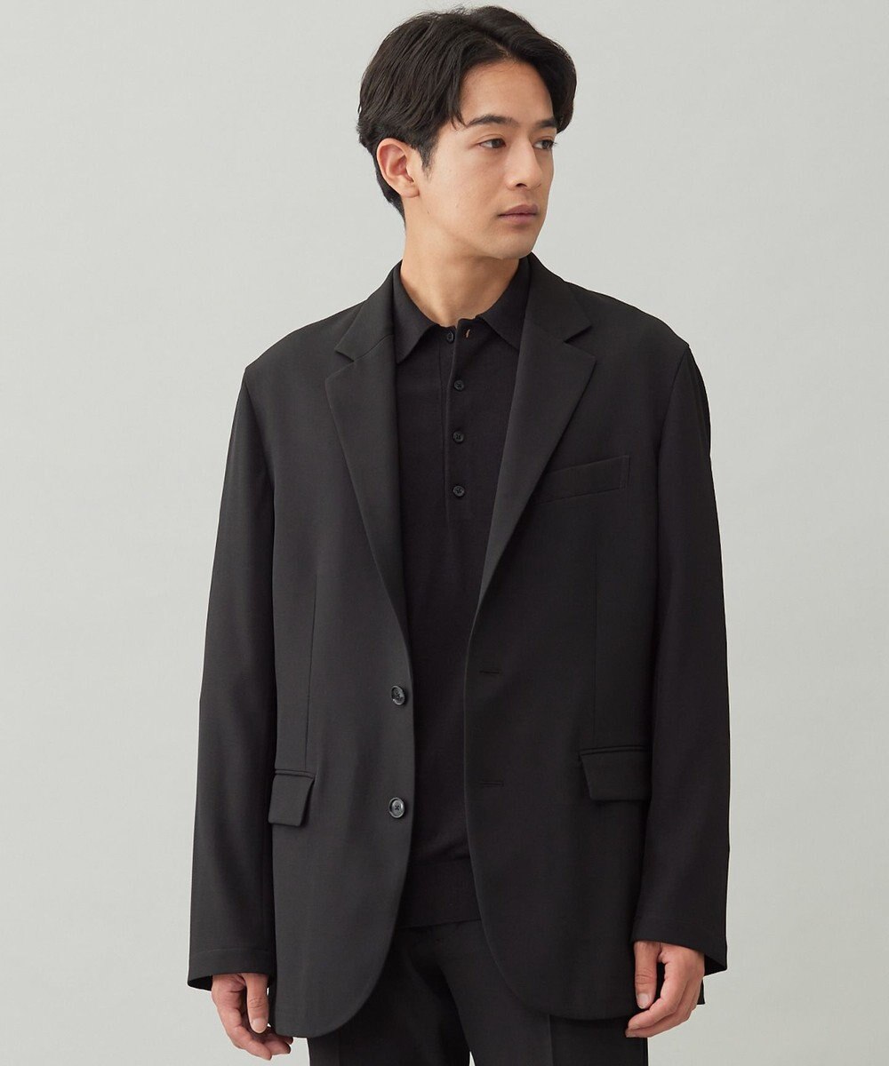 UNFILO MENS 【OCEANS 雑誌・web・YouTube 掲載】WOOL TOUCH 機能美ジャケット【東レ開発のウール見え高機能素材】 