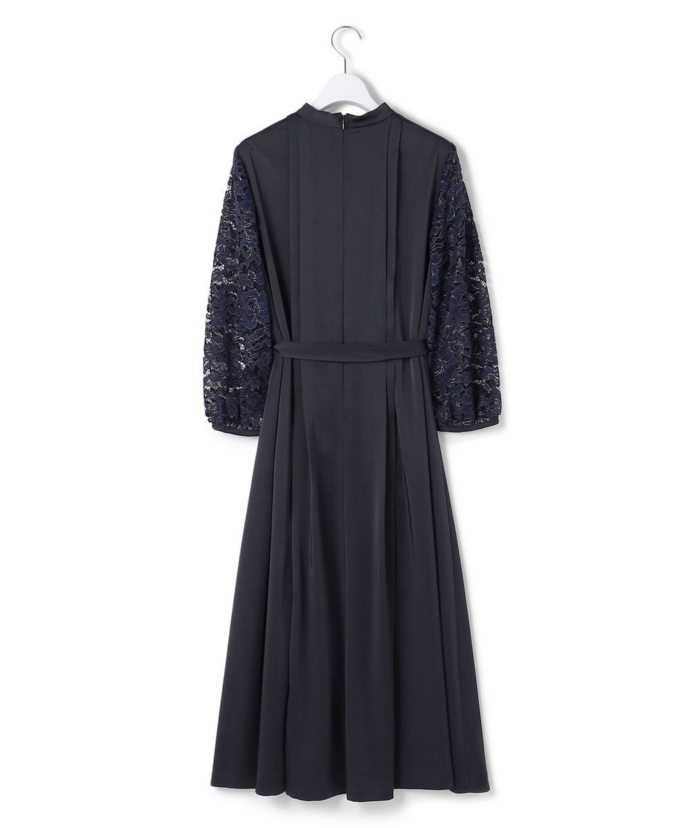 23区 【APPLAUDIR】ノーブルサテン レースコンビドレス 