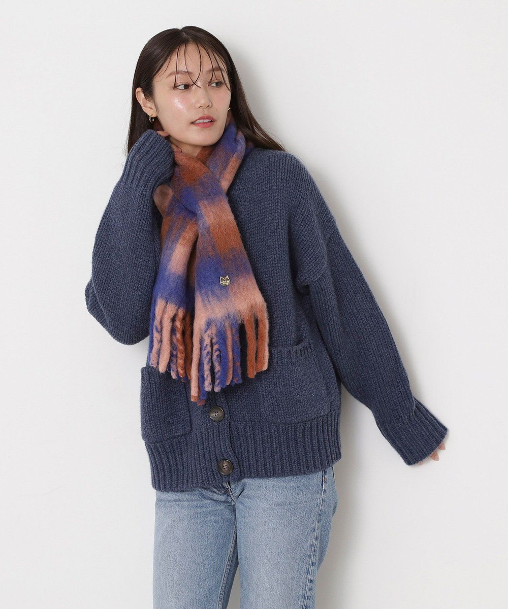 MOONBAT PAUL&JOE ACCESSOIRES(ポール&ジョー) ボリュームマフラー ブロックチェック 