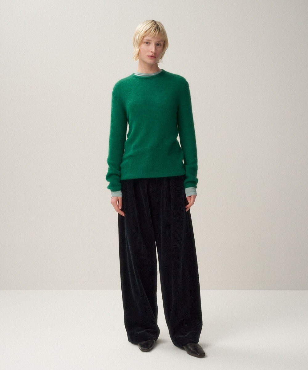 ATON SUPER KID MOHAIR | クルーネックセーター 