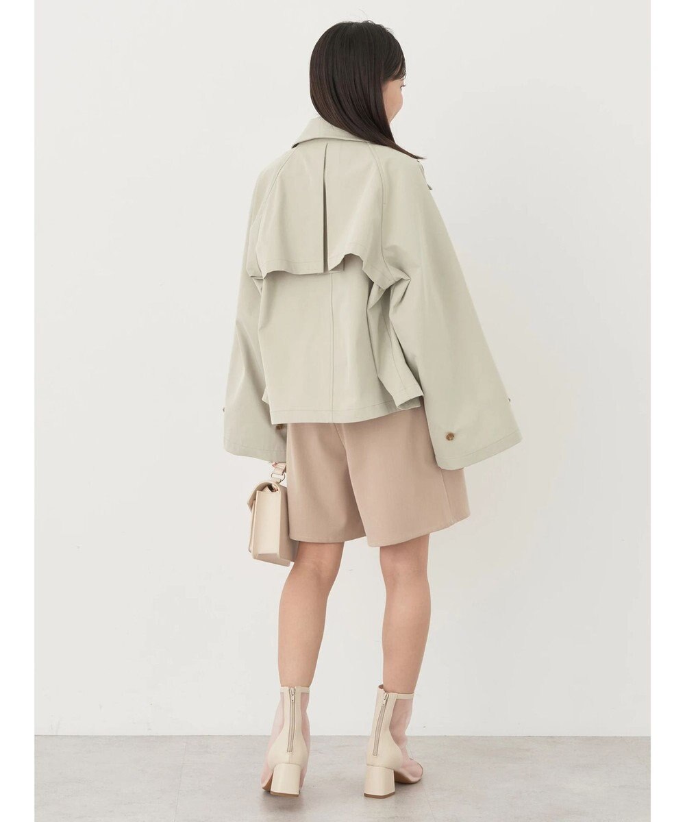 earth music&ecology ショートトレンチコート 