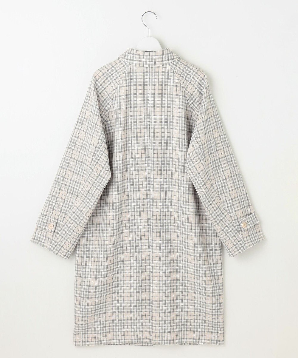 自由区 S 【洗える】オルタネートチェック コート 