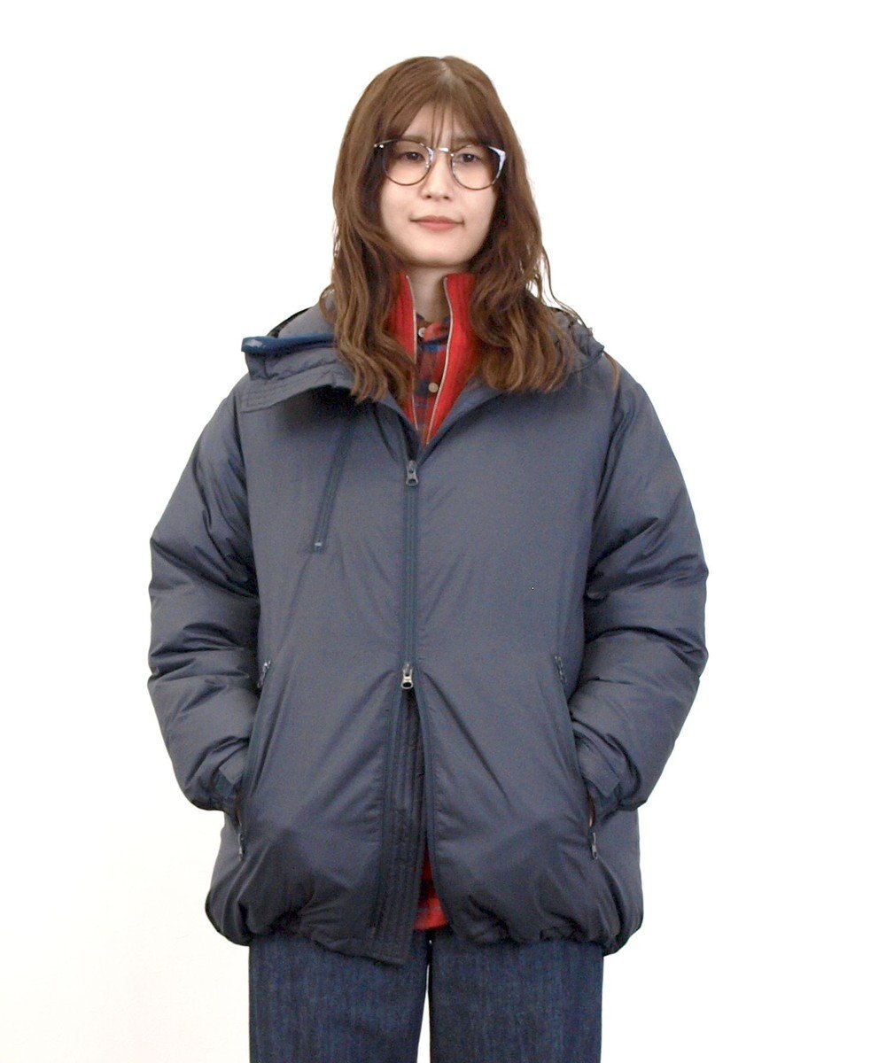 J.PRESS YORK STREET 【UNISEX】フーデット ダウンジャケット 