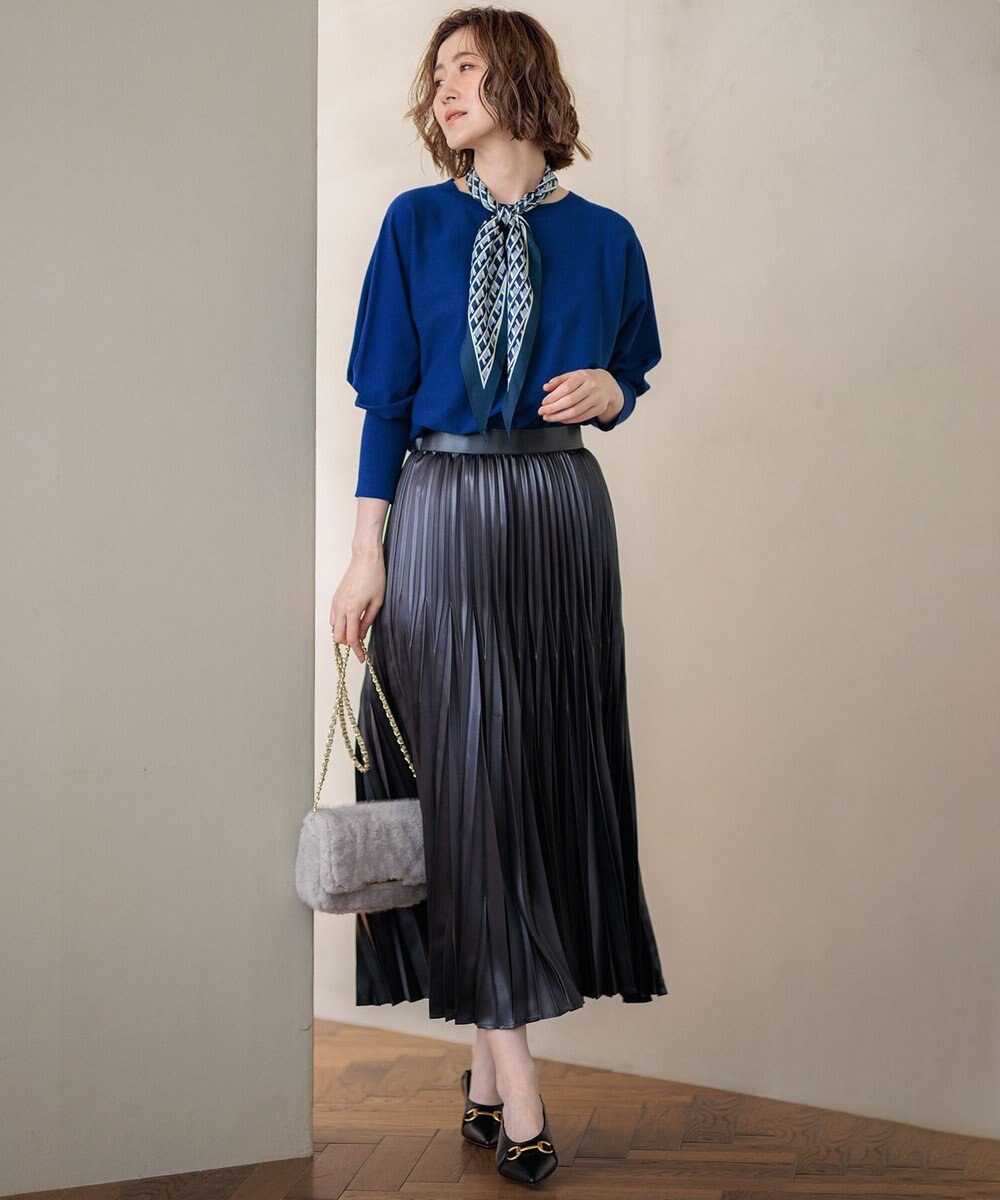 23区 フェイクファー ショルダーバッグ 