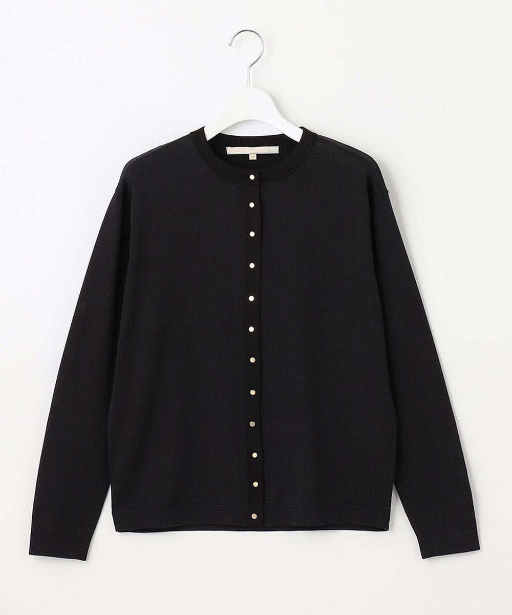 自由区 【XSサイズ～/洗える/セット可】シャインハイゲージ カーディガン 