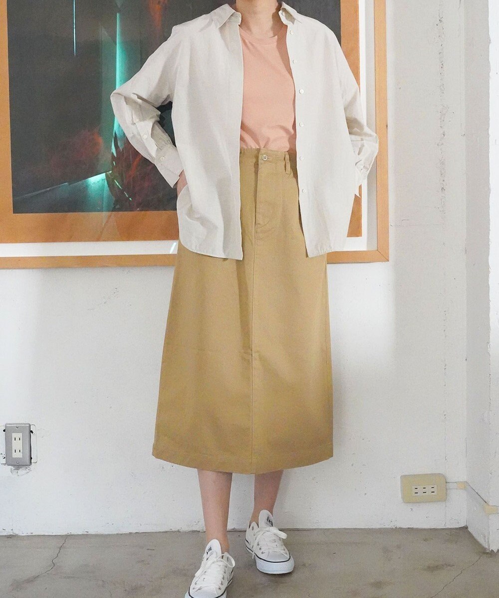 caqu M45 Chino skirt キレイめチノスカート 