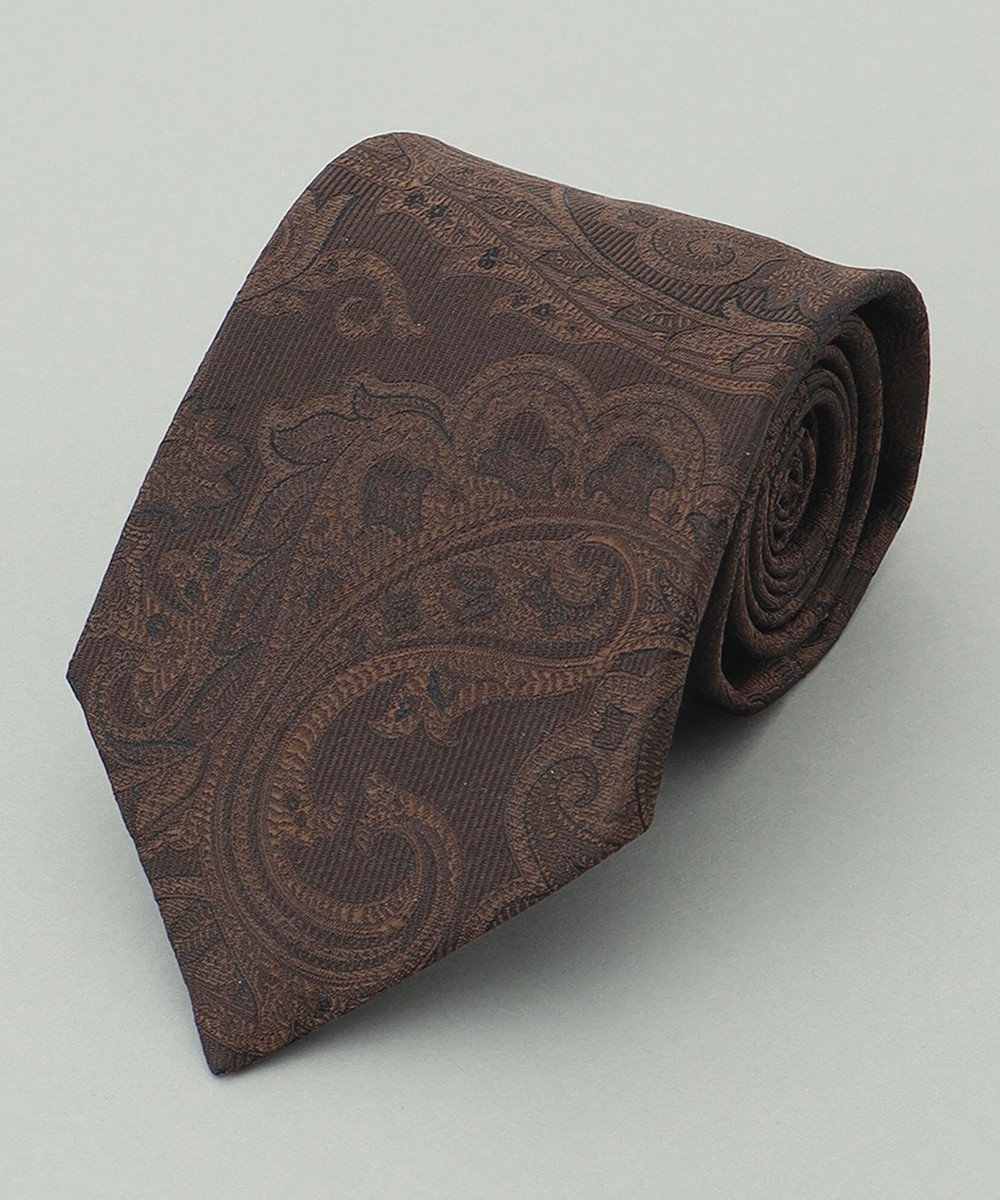 GOTAIRIKU 【日本製】西陣ネクタイ_ベージュ・ブラウン系 