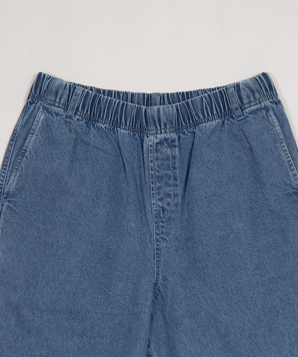 WEGO 【ユニセックス着用ITEM/ウエストゴム】ユルフィットデニムイージーパンツ 
