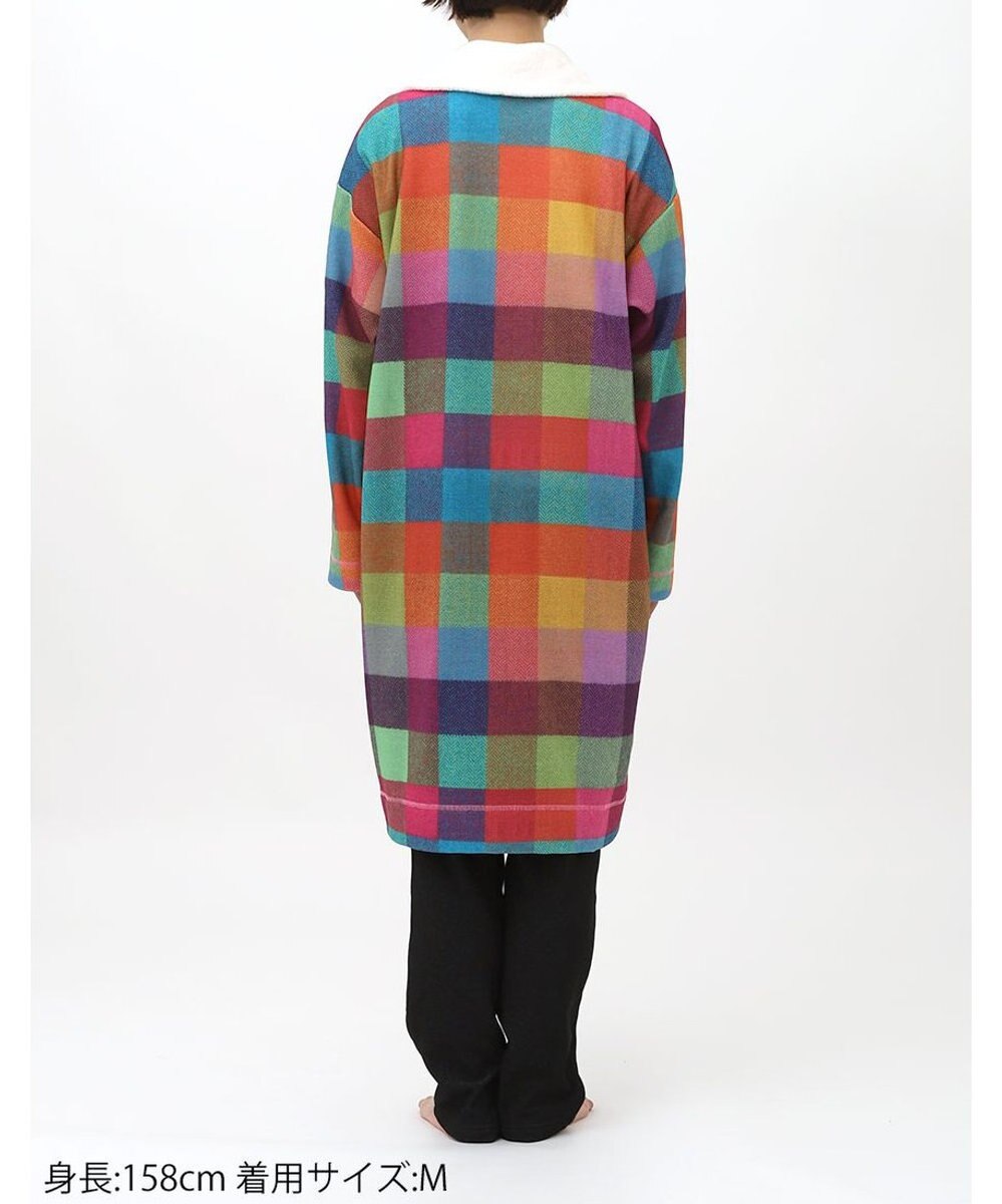 WACOAL ワコールリラックス ローブ 【AVOCA×ワコール】 長袖 ルームウェア 保温率の高い裏起毛天竺を使用 フリース素材(襟元) BRW703 /ワコール 