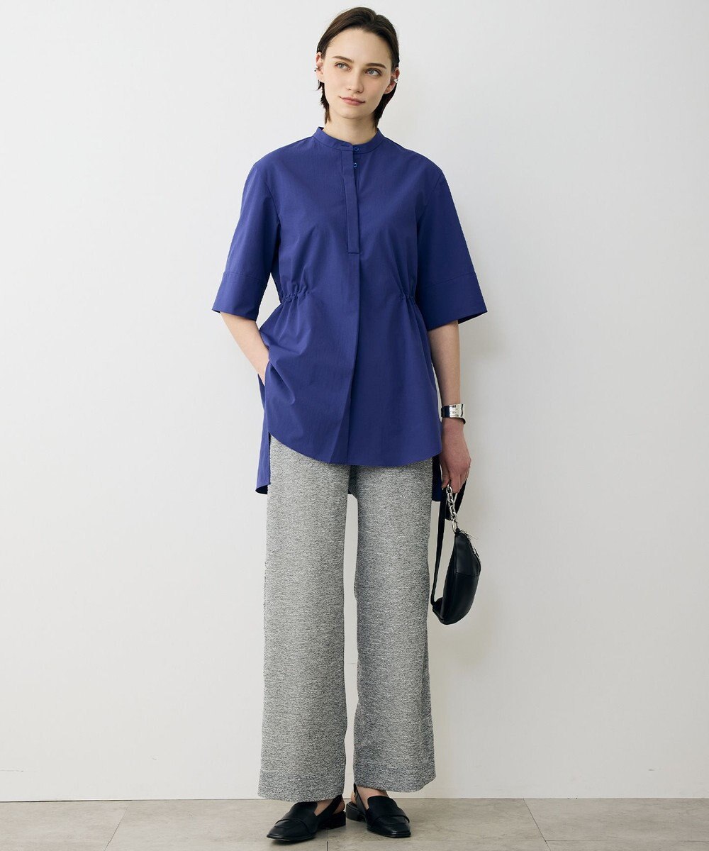 ICB 【先行予約】 ヴィンテージスパンブロード デザインブラウス 