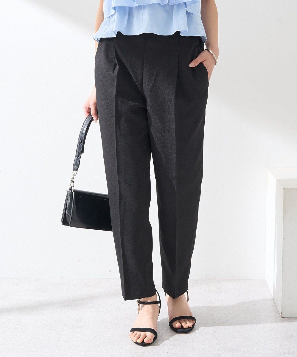 earth music&ecology 接触冷感テーパードパンツ 