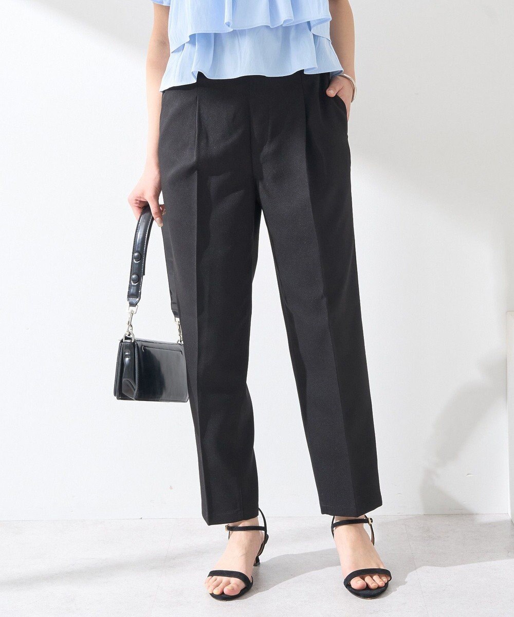 earth music&ecology 接触冷感テーパードパンツ 