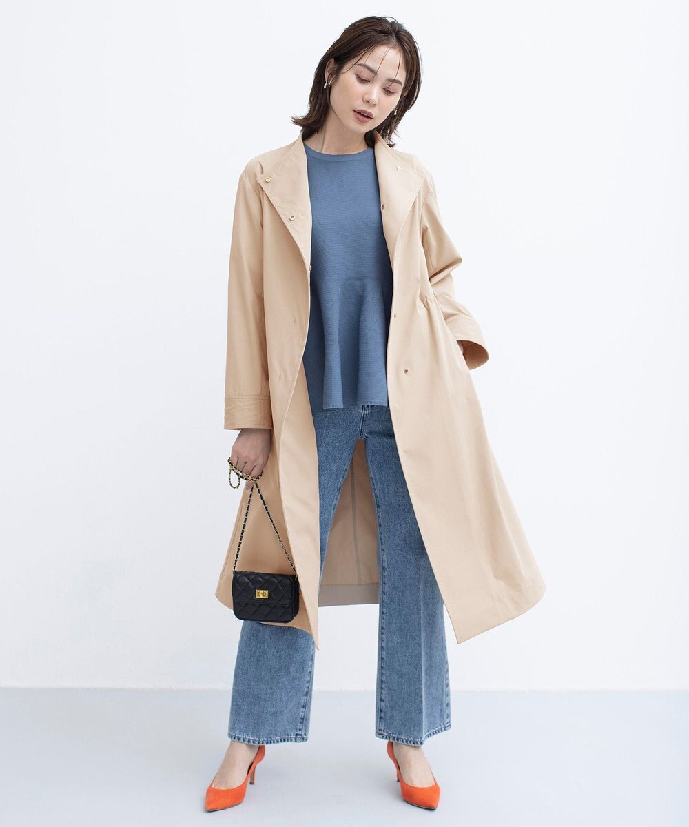 組曲 【WEB限定】スポンディッシュペプラム ニット 