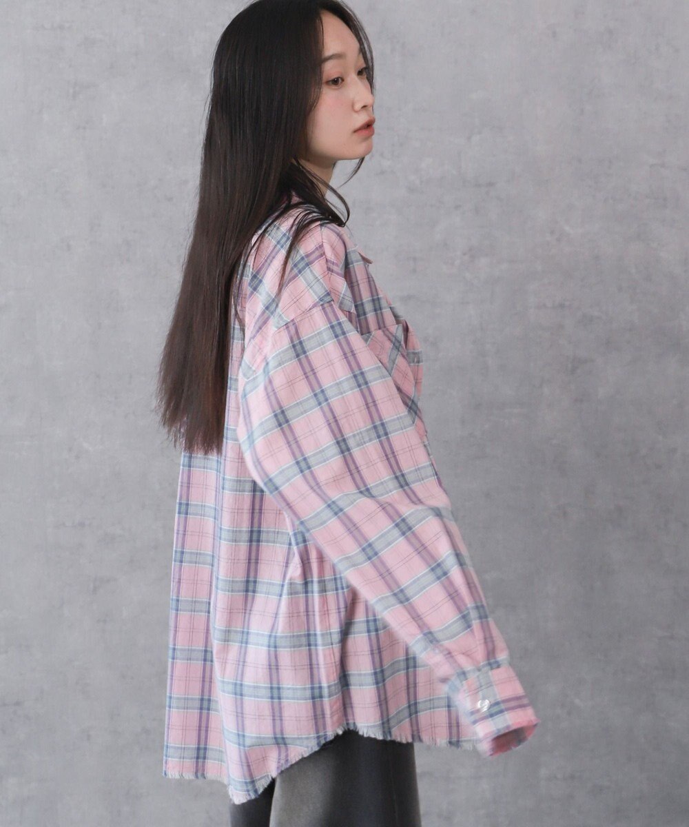 WEGO チェックBIGシャツ 