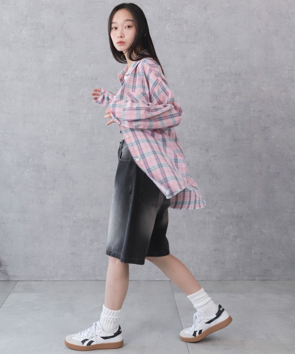 WEGO チェックBIGシャツ 