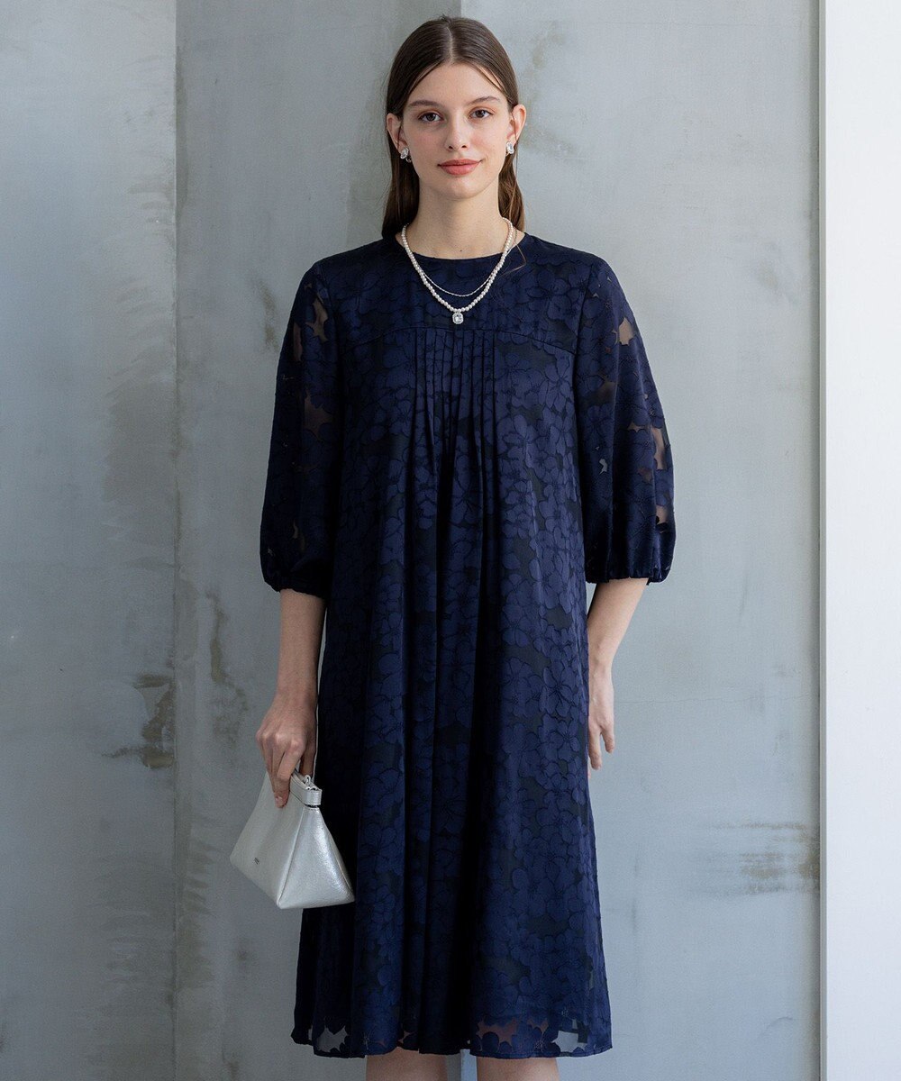 23区 【APPLAUDIR】フラワーサテンオパール ドレス 