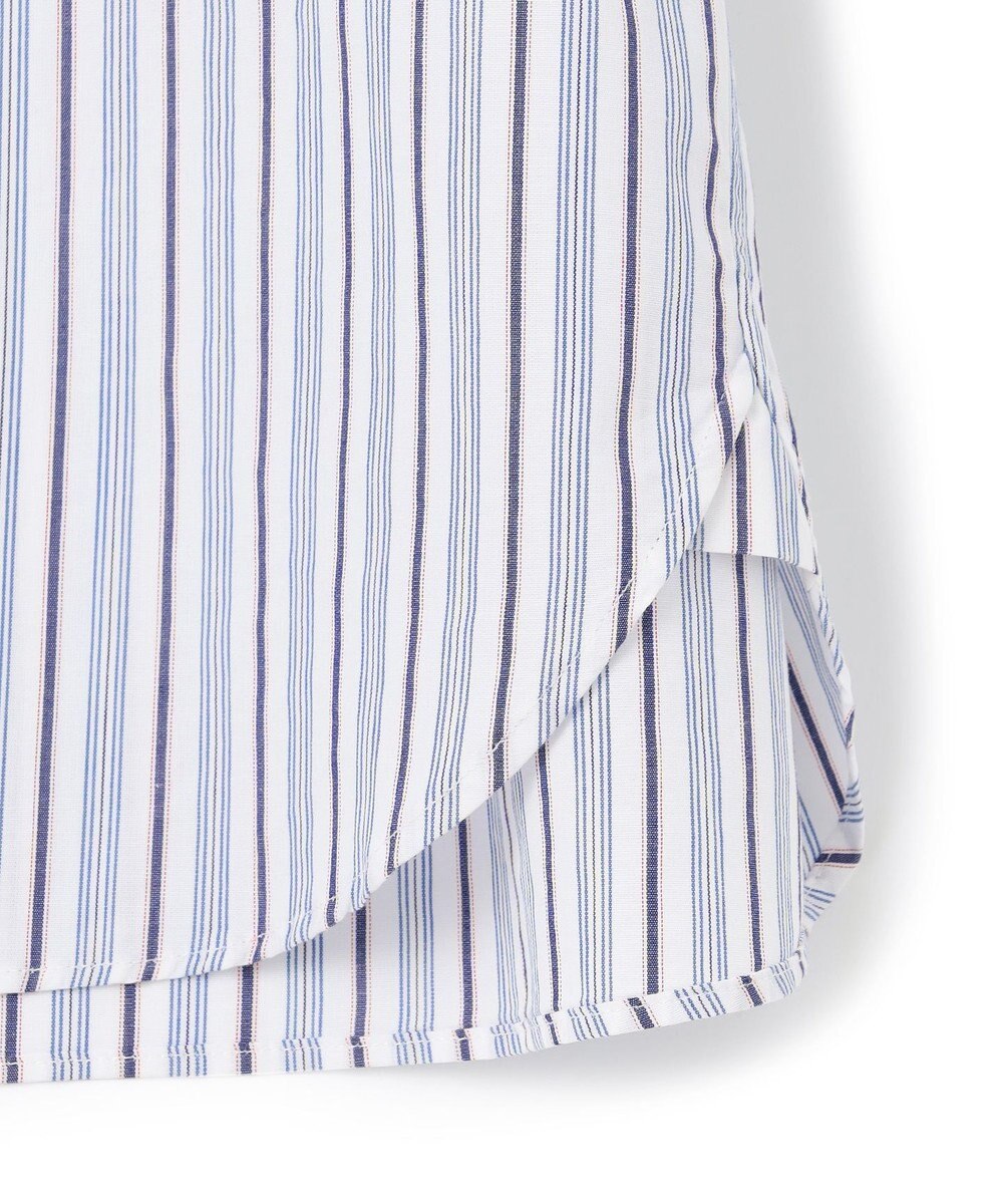 J.PRESS YORK STREET 【UNISEX】バンドカラー　ストライプシャツ 