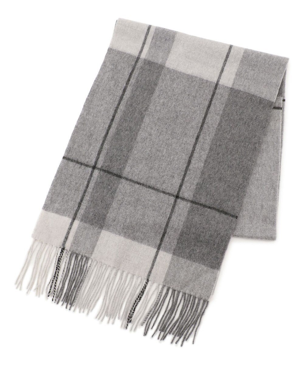 23区 カシミヤ チェック マフラー 