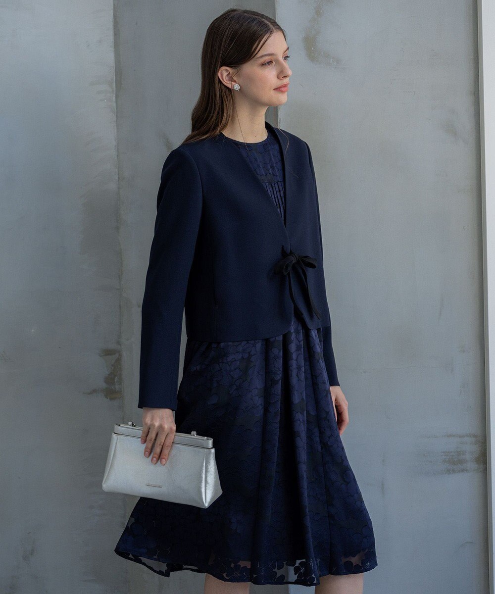 23区 L 【APPLAUDIR】フラワーサテンオパール ドレス 