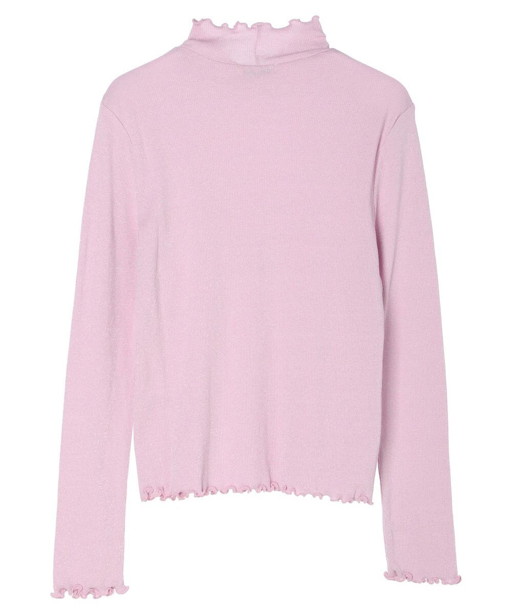 earth music&ecology ラメハイネックプルオーバー 