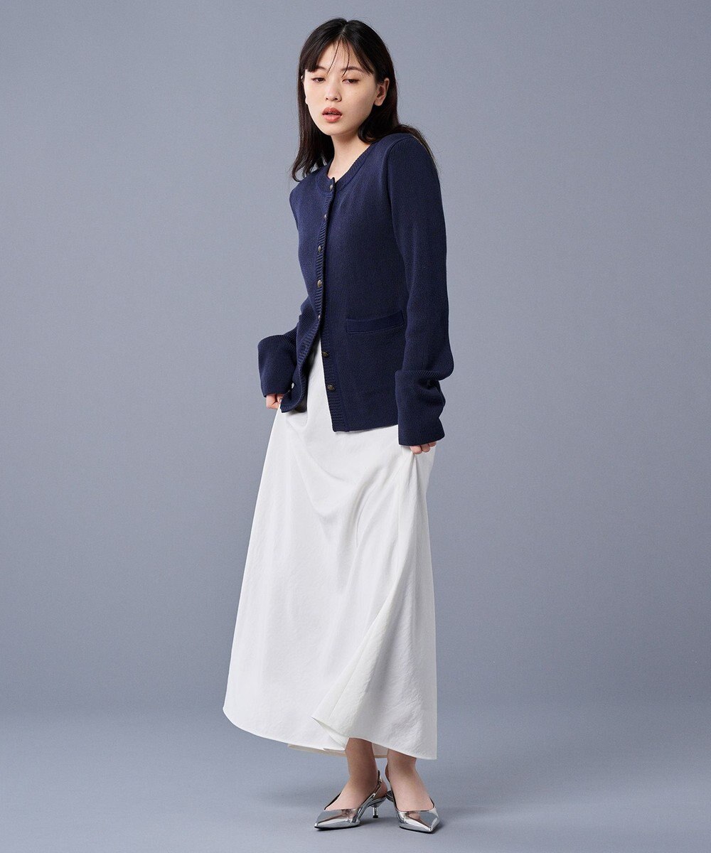 uncrave 【モデル村岡美里さん × uncrave STANDARD】ニットジャケット 