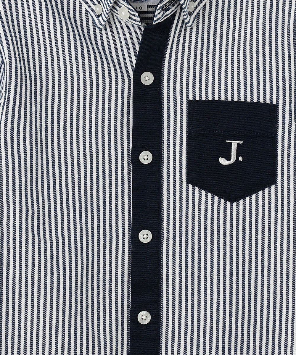 J.PRESS KIDS 【110-130cm】ストライプ＆チェック シャツ 