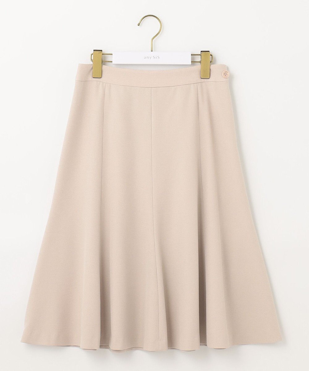 ANY SIS 【WEB・一部店舗限定】リネンライクポリエステル スカート 