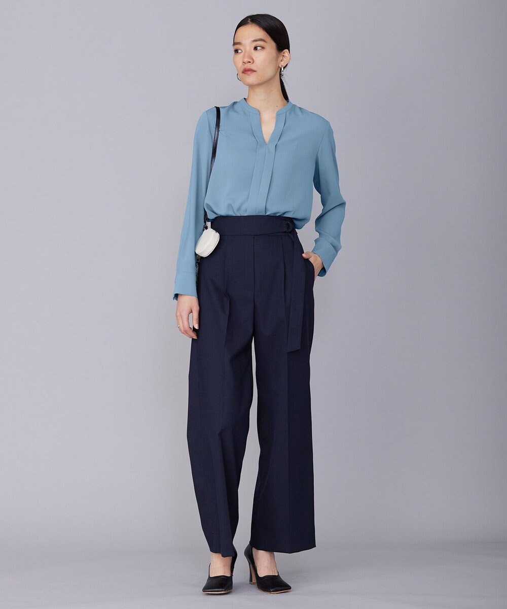 ICB 【洗える】Vi/Peブッチャー タックワイドパンツ 