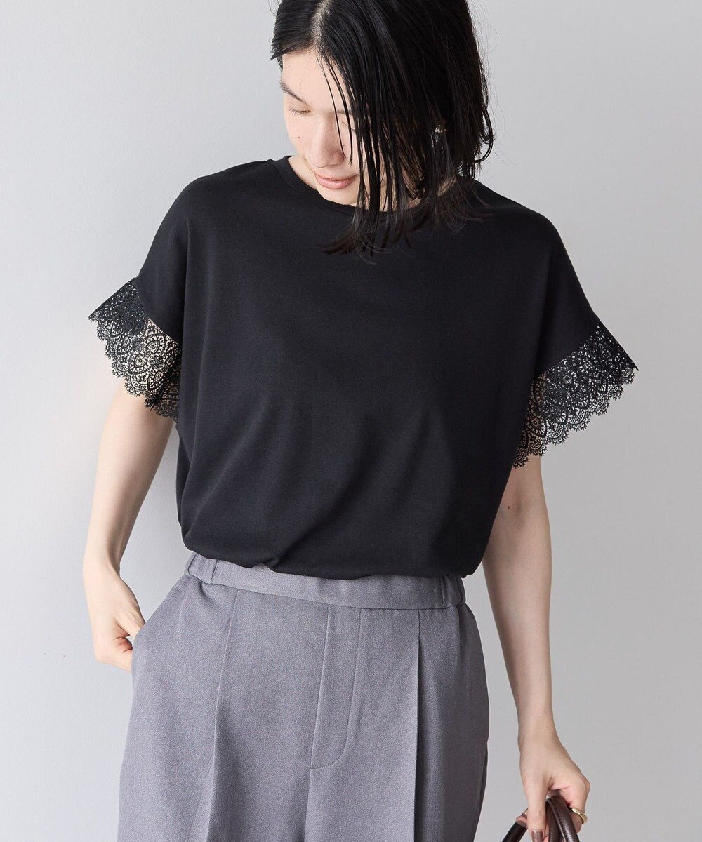 AMERICAN HOLIC レーススリーブカットプルオーバー 