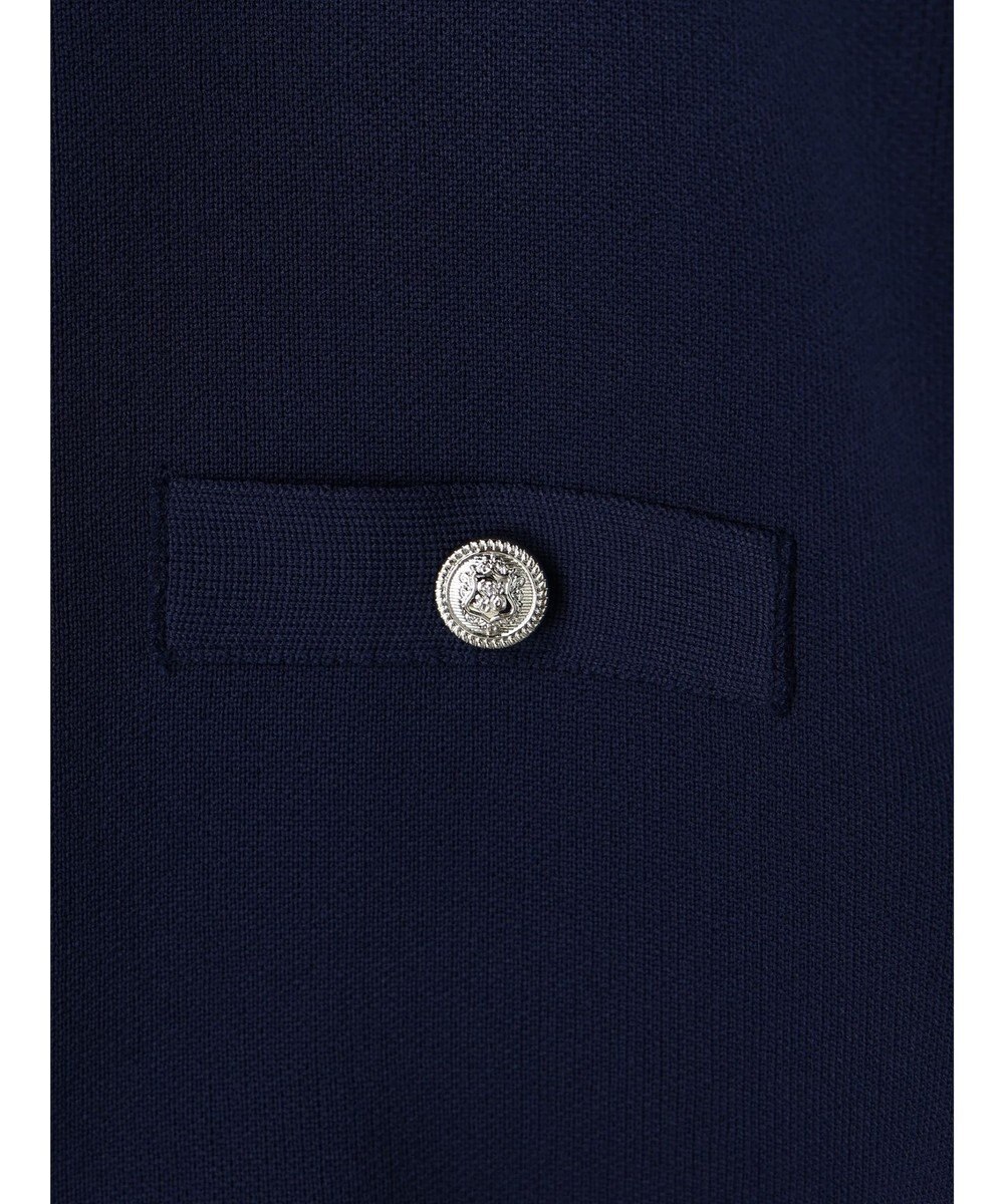 Green Parks ゴールド釦ボックス型カーディガン 