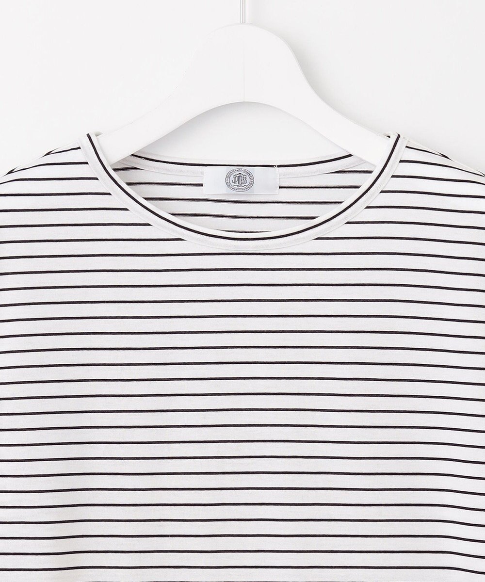 J.PRESS LADIES 【吸水速乾】ベーシックジャージー ボーダー カットソー 