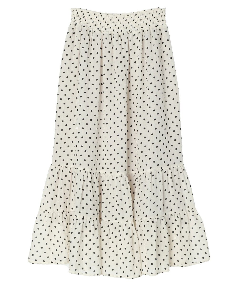 earth music&ecology ちょっとレトロなティアードスカート 